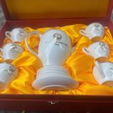  Bộ Ấm Chén Chủ Tịch Nước Lương Cường Gốm Sứ Bát Tràng BKCECN-10179 