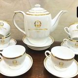  Bộ Ấm Chén Chủ Tịch Nước Lương Cường Gốm Sứ Bát Tràng BKCECN-10225 