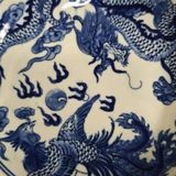  Đĩa Gốm Sứ Vẽ Tay Long Phụng Hòa Minh BKCECN-10290 