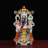  Bộ Tượng Tam Đa Phúc Lộc Thọ Gốm Sứ Men Màu Cao Cấp BKCECN-10293 