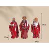  Bộ Tượng Tam Đa Phúc Lộc Thọ Gốm Sứ Men Màu Cao Cấp BKCECN-10295 