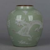 Hũ Gốm Sứ Vẽ Rồng Chầu Nguyệt BKCECN-10329 