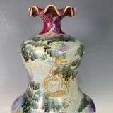  Bình Hoa Gốm Men Rạn Cổ Bát Tràng BKCECN-10339 