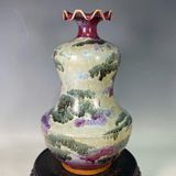  Bình Hoa Gốm Men Rạn Cổ Bát Tràng BKCECN-10339 