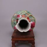  Bình Gốm Sứ Quả Đào Tiên Men Xanh Ngọc BKCECN-10344 