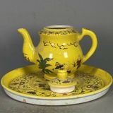  Bộ Tách Trà Xưa Sưu Tầm Men Vàng Cá Chép BKCECN-10388 