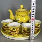  Bộ Tách Trà Xưa Sưu Tầm Men Vàng Cá Chép BKCECN-10388 