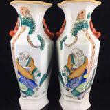  Cặp Bình Sưu Tầm Bát Tiên Trường Thọ BKCECN-10392 