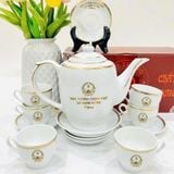  Bộ Ấm Chén Bát Tràng In Thủ Tướng Chính Phủ Lê Minh Hưng BKCECN-10422 