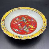  Đĩa Thưởng Gốm Sứ Họa Tiết Song Phượng Cổ BKCECN-10439 