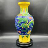  Bình Gốm Sứ Vẽ Tay Phượng Hoàng Đa Sắc Đẹp BKCECN-10442 