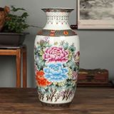 Bình Gốm Tàu Vẽ Hoa Mẫu Đơn Sưu Tầm Đẹp  BKCECN-10457 