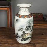  Bình Gốm Tàu Vẽ Hoa Mẫu Đơn Sưu Tầm Đẹp  BKCECN-10457 