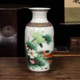  Bình Gốm Tàu Vẽ Hoa Mẫu Đơn Sưu Tầm Đẹp  BKCECN-10457 