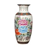  Bình Gốm Tàu Vẽ Hoa Mẫu Đơn Sưu Tầm Đẹp  BKCECN-10457 