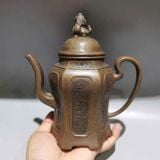  Ấm Tử Sa Lục Giác Nắp Nghê Sưu Tầm BKCECN-10478 