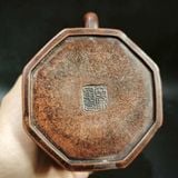  Ấm Trà Tử Sa Lục Giác Tích Rồng Cổ Sưu Tầm BKCECN-10487 