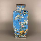 Bình Gốm Sứ Pháp Lam Hoa Điểu BKCECN-10526 