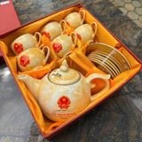  Ấm Chén Quà Tặng Bát Tràng In Chữ Thủ Tướng Lê Minh Hưng BKCECN-10538 