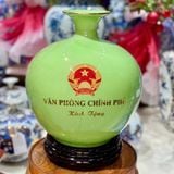  Bình Hút Lộc Gốm Sứ Văn Phòng Chính Phủ In Logo BKCECN-10542 