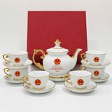  Bộ Ấm Chén Lê Minh Hưng Dáng Hoàng Gia In Logo BKCECN-10547 