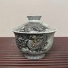 Chén trà sâm gốm sứ vẽ rồng ẩn trong mây cao cấp BKCECN-10550