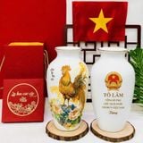  Bình Gốm In Logo Và Chữ Thủ tướng Lê Minh Hưng BKCECN-10557 