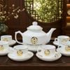  Bộ Ấm Chén Sứ Bát Tràng In Logo Văn Phòng Chính Phủ BKCECN-10572 