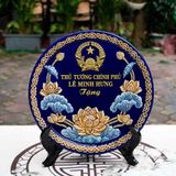  Bộ Đĩa Sứ Trưng Bày Thủ tướng Chính phủ Lê Minh Hưng BKCECN-10580 