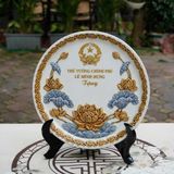  Bộ Đĩa Sứ Trưng Bày Thủ tướng Chính phủ Lê Minh Hưng BKCECN-10580 