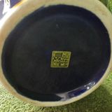  Cặp Bình Gốm Sứ Men Xanh Họa Tiết Chim Công Hoa Đào BKCECN-9442 