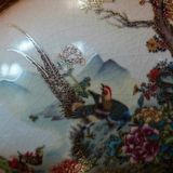  Bình Gốm Trang Trí Men Trắng Họa Tiết Chim Công BKCECN-9482 