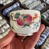  Chén Gốm Sứ Họa Tiết Cành Đào Tiên BKCECN-9498 