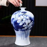  Bình Gốm Mai Bình Tích Lộc Men Trắng BKCECN-9527 