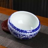  Bát Thả Hoa Minh Đường Tụ Thủy Gốm Sứ Men Trắng Hoa Lam BKCECN-9528 