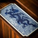  Khay Trà Gốm Sứ Long Hí Thủy BKCECN-9558 