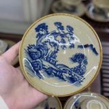  Bộ Ấm Chén Gốm Sứ Sơn Thủy Men Nâu BKCECN-9569 