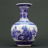  Bình Gốm Sứ Men Lam Cổ ĐiểnBKCECN-9641 