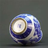  Bình Gốm Sứ Men Lam Cổ ĐiểnBKCECN-9641 