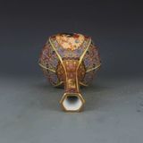  Bình Gốm Đa Giác Vẽ Màu Chim Hoa Cổ Sưu Tầm BKCECN-9678 