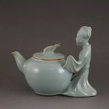  Ấm Gốm Sứ Men Ngọc Phong Cách Sưu Tầm BKCECN-9728 