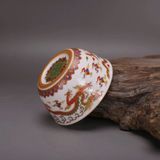  Bát Sứ Trắng Vẽ Rồng Phượng Cổ Điển BKCECN-9731 