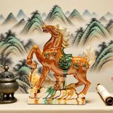  Tượng Ngựa Gốm Sứ Phong Thủy  BKCECN-9733 