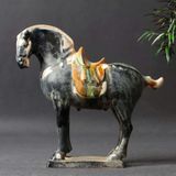  Tượng Ngựa Chiến Gốm Sứ Cổ BKCECN-9734 