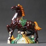  Tượng Ngựa Gốm Sứ Tam Thái BKCECN-9735 