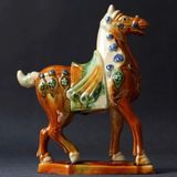  Tượng Ngựa Gốm Sứ Tam Thái Cổ Điển BKCECN-9736 