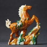  Tượng Ngựa Gốm Sứ Nhất Mã Phi Thiên BKCECN-9737 