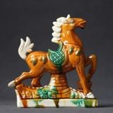  Tượng Ngựa Gốm Sứ Nhất Mã Phi Thiên BKCECN-9737 