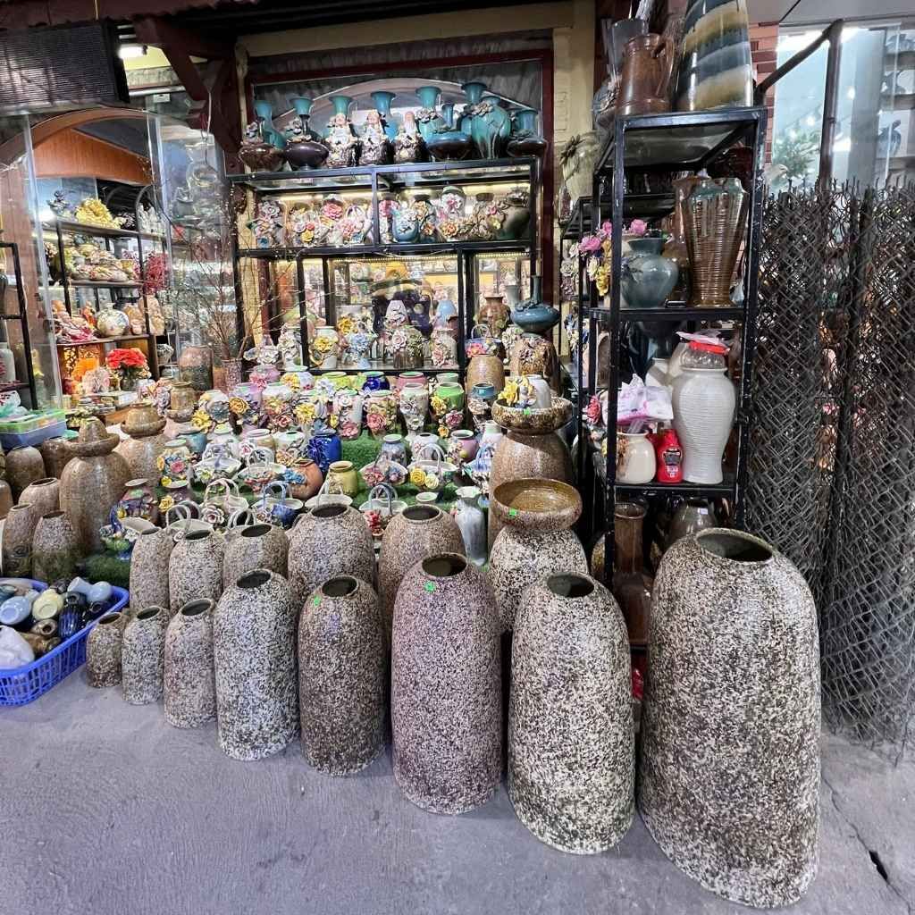  Bình Gốm Bát Tràng Cắm Hoa Đào BKCECN-9738 