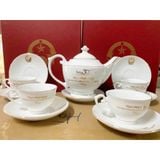  [Ấm chén in logo] Bộ Ấm Chén Sứ Bát Tràng Cao Cấp in Phạm Minh Chính BKCECN-9756 